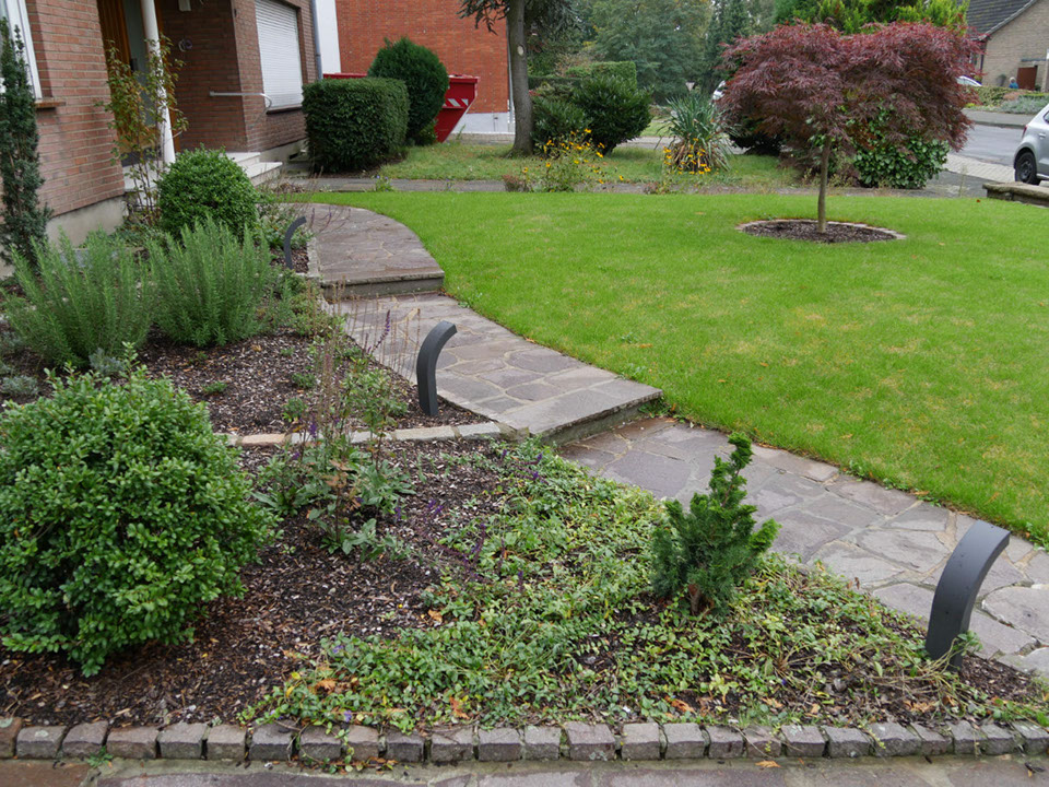 Beetgestaltung, Staffelbeet, Beleuchtung, Vorgarten, Gartengestaltung, Gartenbau, Wesel, Gilhaus