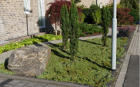 Vorgarten, Beetgestaltung, Pflasterung, Gartendesign, Gartengestaltung, Wesel