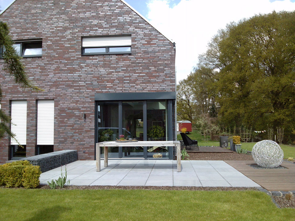 Natursteinterrasse, Gartenbau, Gartenplanung, Gartengestaltung, Wesel