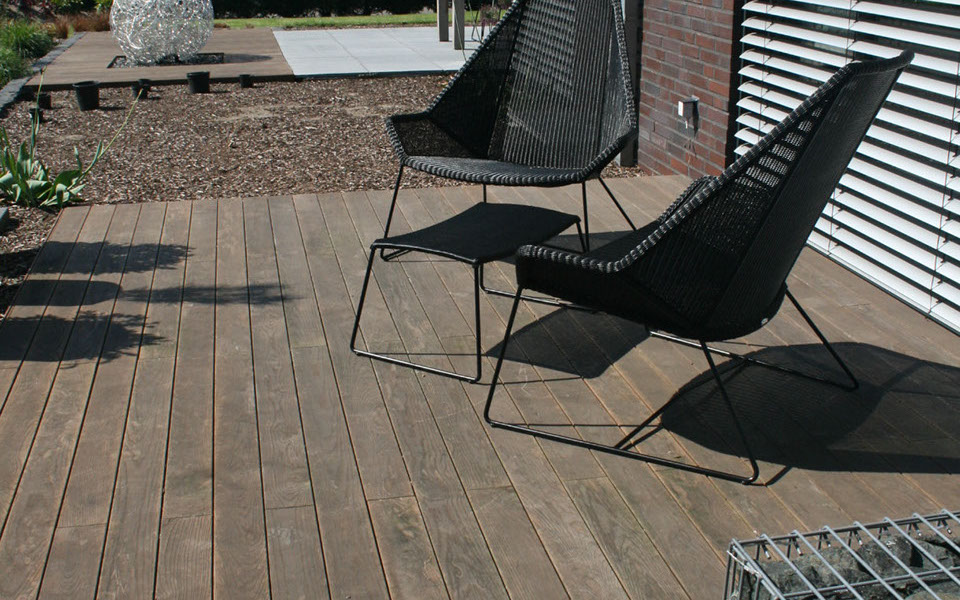 Loungeterrasse, Holz, Beetgestaltung, Gartengestaltung, Gartenbau, Wesel